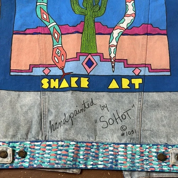 Vintage 90’s denim jacket - Picture 3 of 16